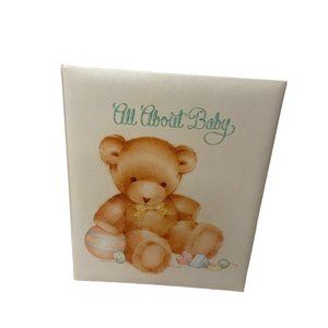 Hallmark All About‎ Baby Keepsake Book For Baby 11 1/2 x 9 1/2"